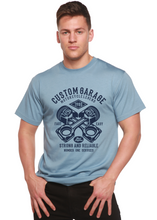Load image into Gallery viewer, Custom Garage Men's Bamboo Viscose/Organic Cotton Short Sleeve Graphic T-Shirt
