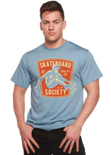 Load image into Gallery viewer, Skateboard Society Men's Bamboo Viscose/Organic Cotton Short Sleeve Graphic T-Shirt
