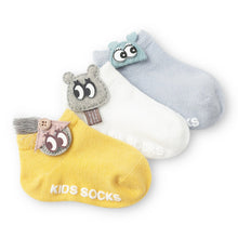 Load image into Gallery viewer, 3 Pair/ SET  Baby Newborn Cotton Ankle Socks for Toddler Baby Girls Anti-slip Floor Sock Bowknot Flower Socks For Baby and Kids from 0-24M
