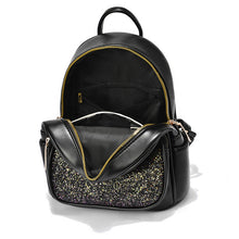 Load image into Gallery viewer, Large-Capacity Fashion All-Match Backpack New PU Leather Business Backpacks For Ladies And Girls Fashion Designer Teenage Girls Student School Bags
