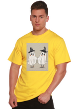 Load image into Gallery viewer, Cute Ghost Men's Bamboo Viscose/Organic Cotton Short Sleeve Graphic T-Shirt

