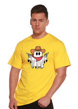 Load image into Gallery viewer, Cowboy Ghost Unisex Bamboo Viscose/Organic Cotton Short Sleeve Graphic T-Shirt

