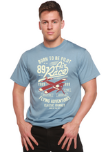 Load image into Gallery viewer, Born To Be Pilot Men's Bamboo Viscose/Organic Cotton Short Sleeve Graphic T-Shirt
