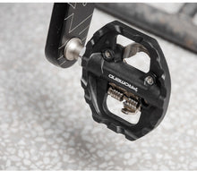 Load image into Gallery viewer, Black nylon DU + bearing Mountain Clipless Bike Bicycle Cycling Pedals Cleats Pedal Bicycle Bike Pedals Road Bicycle Pedals Cleats Set Clipless Pedals Compatible With Mountain BIkes
