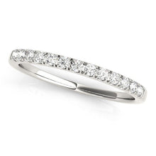Load image into Gallery viewer, 14k White Gold Timeless Diamond Wedding Ring (1/5 cttw)
