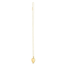 Load image into Gallery viewer, 14k Yellow Gold Diamond Heart Locket Necklace
