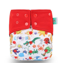 Load image into Gallery viewer, Trend New Print Eco-friendly Cloth Diaper Baby pocket Waterproof Cartoon Owl Baby Diapers Reusable Cloth Nappies For Baby and Kids
