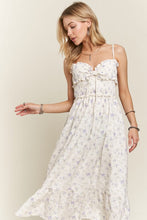 Load image into Gallery viewer, Beautiful Smocked Floral Dress Feminine &amp; Flowy Dress Romantic Floral Print Girl Dress
