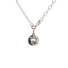 Load image into Gallery viewer, .08ct Black Diamond Animal Pendant Sterling Silver
