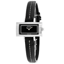 Load image into Gallery viewer, Coach Women's Black Leather Silver Quartz
