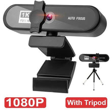 Load image into Gallery viewer, 2K 4K Conference Webcam Autofocus USB Web Camera Laptop Desktop For Office Meeting Home With Mic 1080P HD Webcam For Video Conferencing Recording and Streaming
