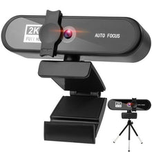 Load image into Gallery viewer, 2K 4K Conference Webcam Autofocus USB Web Camera Laptop Desktop For Office Meeting Home With Mic 1080P HD Webcam For Video Conferencing Recording and Streaming
