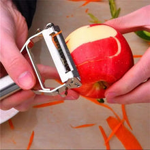 Load image into Gallery viewer, 2PCS Stainless Steel Multi-function Vegetable Peeler And Cutter Peeler Potato Carrot Kitchen Tool
