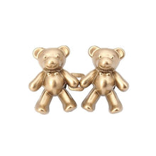 Load image into Gallery viewer, 2Pcs Bear Shaped Adjustable Jean Button Waist Buckle Snap Pants Buckle Extender Replacement Jeans Button Safety Pins No Sew Detachable Waist Body Fit Tighten Safety Pins
