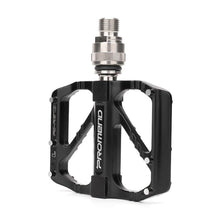Load image into Gallery viewer, 2pcs Bicycle Pedal Mountain Bike Aluminum Alloy Bearing Pedal Non-Slip Quick Release Platform Pedal Accessories Pedals Bicycle Flat Pedals Aluminum 9/16" Sealed Bearing Lightweight Platform For Road Mountain
