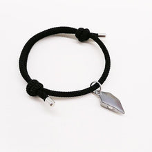 Load image into Gallery viewer, 2Pcs Heart Matching Friendship Couple Minimalist Bracelet Rope Braided Magnetic Distance Bracelet Magnetic Matching Heart Bracelet For Him Her Couple Gift For Girlfriend Boyfriend Lover Wife Husband
