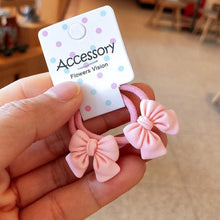 Load image into Gallery viewer, 2PCS New Cute Princess Bowknot Headwear Kids Elastic Hair Bands Children Ropes Girls Cartoon Accessories Baby Headdress Gorgeous Hair Accessories For Women
