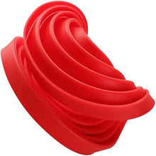 Load image into Gallery viewer, 2PCS New Luxury Large Spiral shape silicone Bundt Cake Pan 10- inch, Bread Bakeware Mold baking Tools Cyclone Shape Cake Mould  Baking Tool
