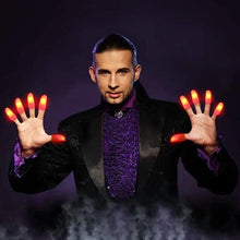Load image into Gallery viewer, 2pcs Red Lightup Magic Thumbs LED Magic Fingers Tricks Thumb Props Amazing Ultra Bright Light Festival Party Toys Illusion Magic Gadgets

