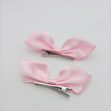 Load image into Gallery viewer, 2pcs Ribbon Standing Hair Bows Clips Vintage Bowknot Side Hairpin Cute Girls Barrettes Headdress  Hair Accessories for Women
