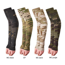 Load image into Gallery viewer, 2PCS Tactical Camouflage Sports Arm Sleeve Basketball Cycling Arm Warmer Summer Running Fishing UV Sun Protection Soft Cover For Arm Tattoo Cover Up Cooling Sports Sleeve For Basketball Golf Football
