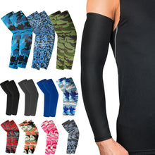 Load image into Gallery viewer, 2Pcs Unisex Cooling Arm Sleeves Cover Compression Sun Protection UV Cooling Sleeve Tattoo Cover Up Men &amp; Women Cycling Biking Riding Golf Football Arm Cover Men Sports Running Outdoor Sun Protection Sleeves To Hide Tattoo
