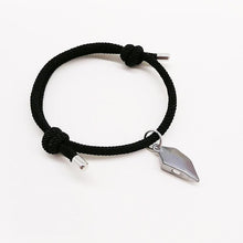 Load image into Gallery viewer, 2pcs/Set Charm Magnet Bracelet For Women Men Heart Shaped Bracelets Two Souls One Heart Matching Bracelets For Couples Creative Magnet Wishing Stone Lovers Bracelets
