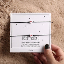 Load image into Gallery viewer, 2pcs/set Simple Matching Adjustable Rope Bracelet Set For Women New Minimalist String Couple Bracelets Friendship Jewelry Gift Handmade Adjustable Braided Rope Bracelets Lucky Wish Jewelry
