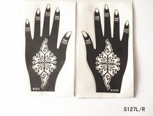 Load image into Gallery viewer, 2Pcs/Set Temporary Womens Tattoo 25 Luxury Designs Body Art Waterproof Tattoo For Hands Wedding Party

