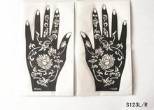 Load image into Gallery viewer, 2Pcs/Set Temporary Womens Tattoo 25 Luxury Designs Body Art Waterproof Tattoo For Hands Wedding Party
