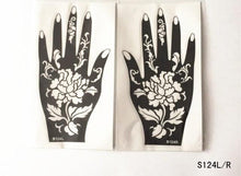 Load image into Gallery viewer, 2Pcs/Set Temporary Womens Tattoo 25 Luxury Designs Body Art Waterproof Tattoo For Hands Wedding Party
