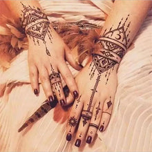 Load image into Gallery viewer, 2Pcs/Set Temporary Womens Tattoo 25 Luxury Designs Body Art Waterproof Tattoo For Hands Wedding Party
