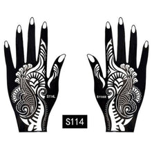 Load image into Gallery viewer, 2Pcs/Set Temporary Womens Tattoo 25 Luxury Designs Body Art Waterproof Tattoo For Hands Wedding Party
