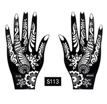 Load image into Gallery viewer, 2Pcs/Set Temporary Womens Tattoo 25 Luxury Designs Body Art Waterproof Tattoo For Hands Wedding Party
