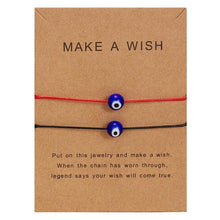 Load image into Gallery viewer, 2pcs/set Together Forever Love Infinity 8 Charm Bracelet Red String Couple Bracelets Wish Jewelry Long Distance Matching Bracelets For Best Friend Mother Daughter 17-30cm
