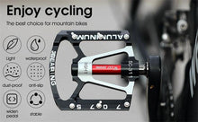 Load image into Gallery viewer, 3 Bearings Bicycle Pedals Ultralight Anti-Slip Road Pedal Cycling Sealed Bearing Bike Pedals Accessories Bearings Pedals For Bicycle Lightweight Bicycle Pedals Of Road Bikes
