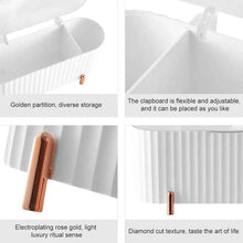Load image into Gallery viewer, 3 Compartments Cotton Swab Storage Box
