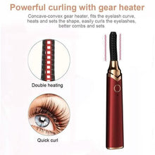 Load image into Gallery viewer, 3 Gear Adjustment Electric Heated Eyelash Curler
