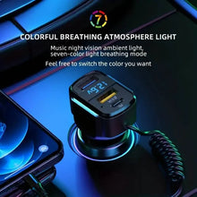 Load image into Gallery viewer, 3-in-1 65W 3-port USB PD Fast Car Charger
