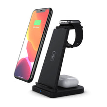 Load image into Gallery viewer, 3-in-1 Foldable Fast Wireless Charging Stand
