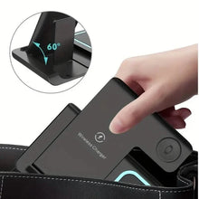 Load image into Gallery viewer, 3-in-1 Folding Fast Wireless Charger Station
