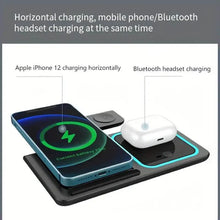 Load image into Gallery viewer, 3-in-1 Folding Fast Wireless Charger Station
