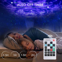 Load image into Gallery viewer, 3-in-1 Galaxy Night Light Projector with Remote Control
