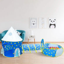 Load image into Gallery viewer, 3-in-1 Kids Play Tent Ball Pit Set
