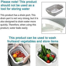 Load image into Gallery viewer, 3-in-1 Multifunctional Foldable Cutting Board
