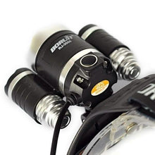 Load image into Gallery viewer, 3 LED XM-L T6 Waterproof Headlamp LED Torch Flashlight
