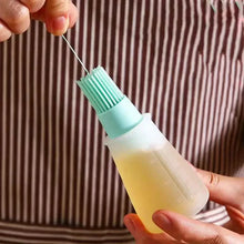 Load image into Gallery viewer, 3-Pack: 2.2oz Silicone BBQ Oil Bottle Brush with Flat-Bottom Design
