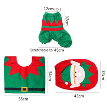 Load image into Gallery viewer, 3-Pack: Christmas Fancy Christmas Home Bathroom Decor Set
