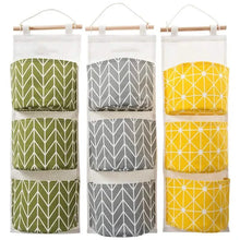 Load image into Gallery viewer, 3-Pack: Cotton Hanging Storage Bag
