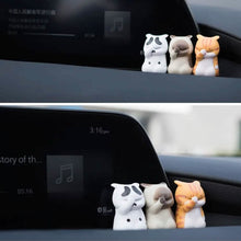 Load image into Gallery viewer, 3-Pack: Cute Cat Figurines Miniature Cartoon Animal Decor
